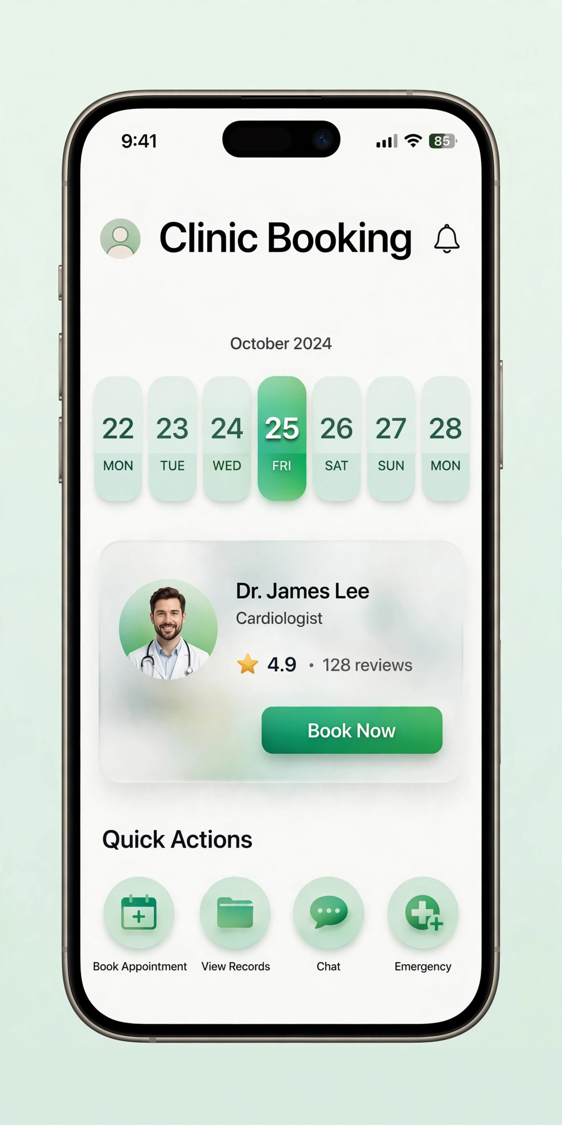 Clinic Booking App